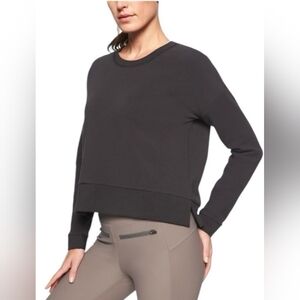 ❤️ ATHLETA MODERN SWEATSHIRT IN BLACK, XS